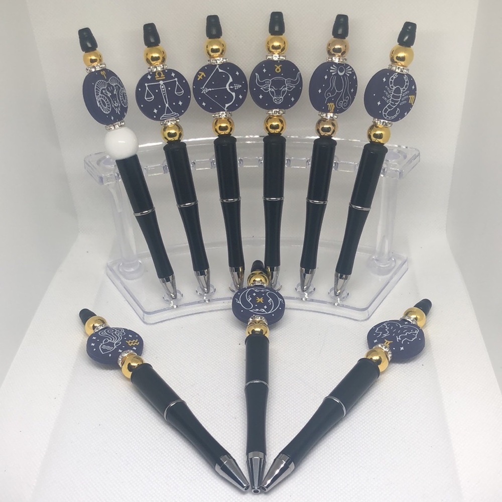 What Is Your Zodiac Castellation Star Focal Charm Pens? ($10 each) - Picture 2 of 14